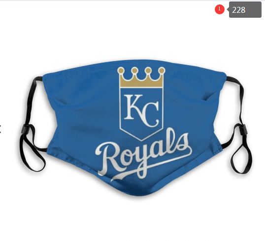 MLB Kansas City Royals #2 Dust mask with filter->nhl dust mask->Sports Accessory